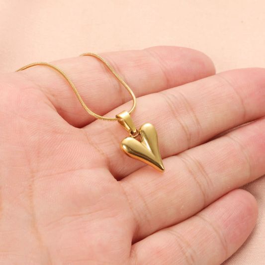 Veloura Gold Heart Pendant