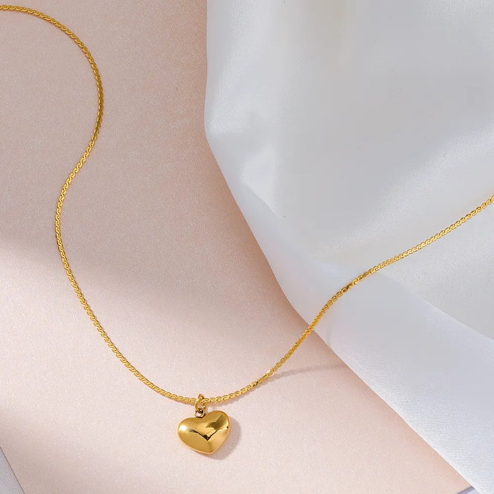 Luxe Mother-of-Pearl Heart Necklace