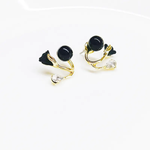 Noir Rose Crystal Studs
