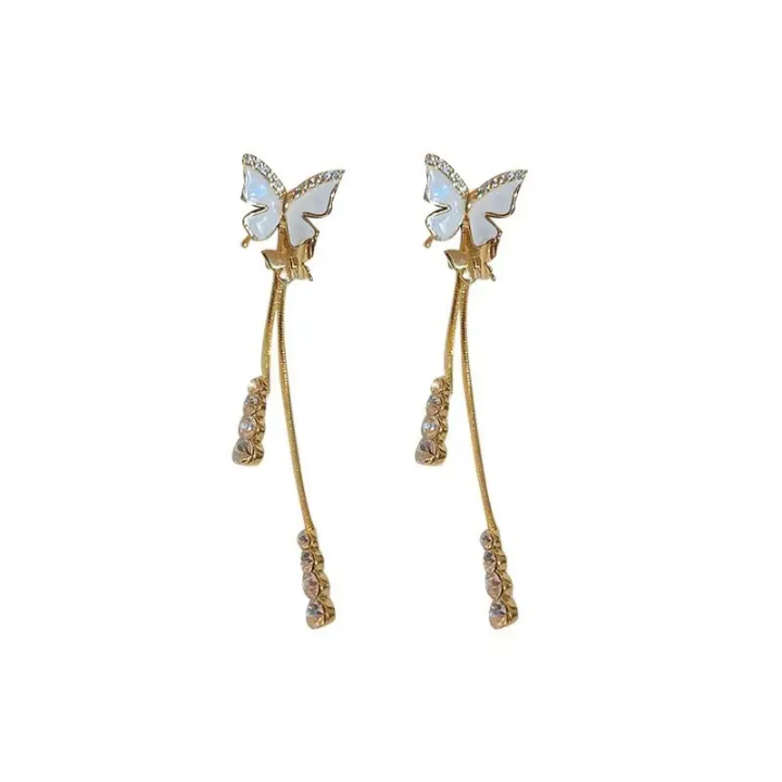Butterfly Charm Drop Earring