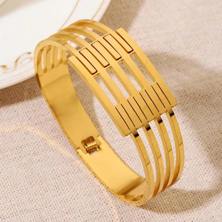 Urban Lattice Dual-Tone Cuff