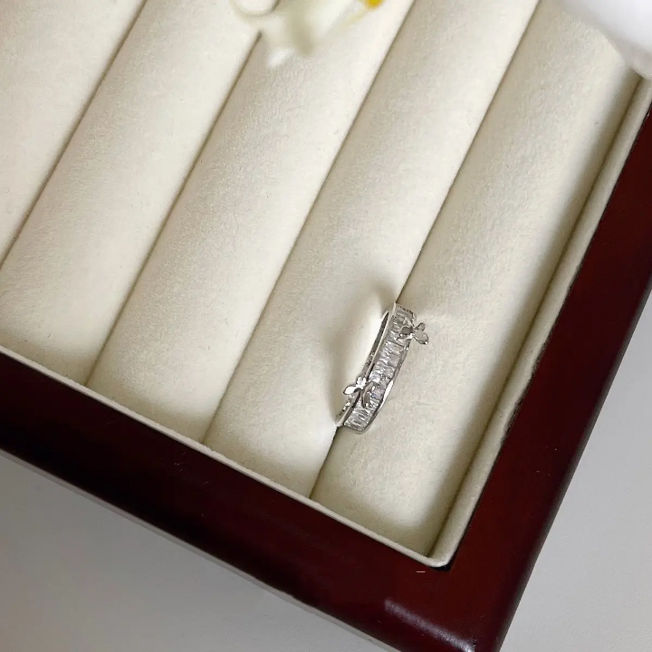 Celeste Baguette-Cut Luxe Band Ring