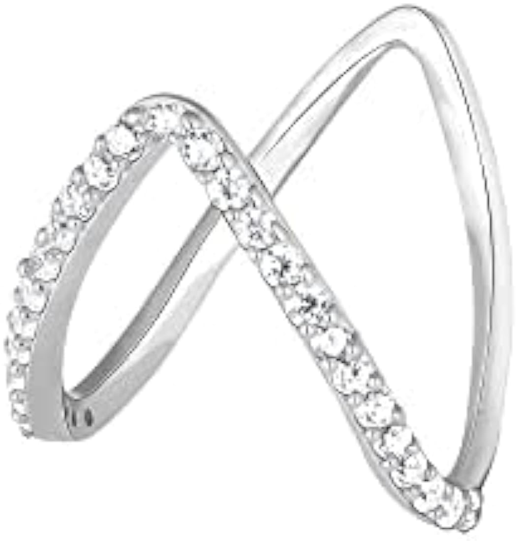 Celeste V-Shine Minimal Ring