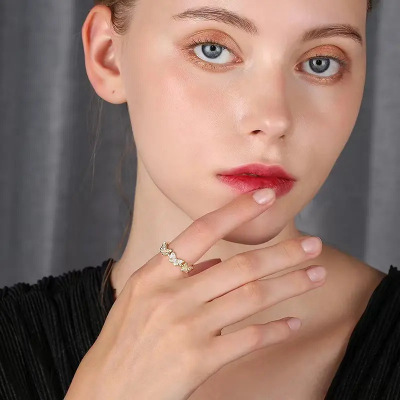 Celestia ButterflyBloom Eternity Ring