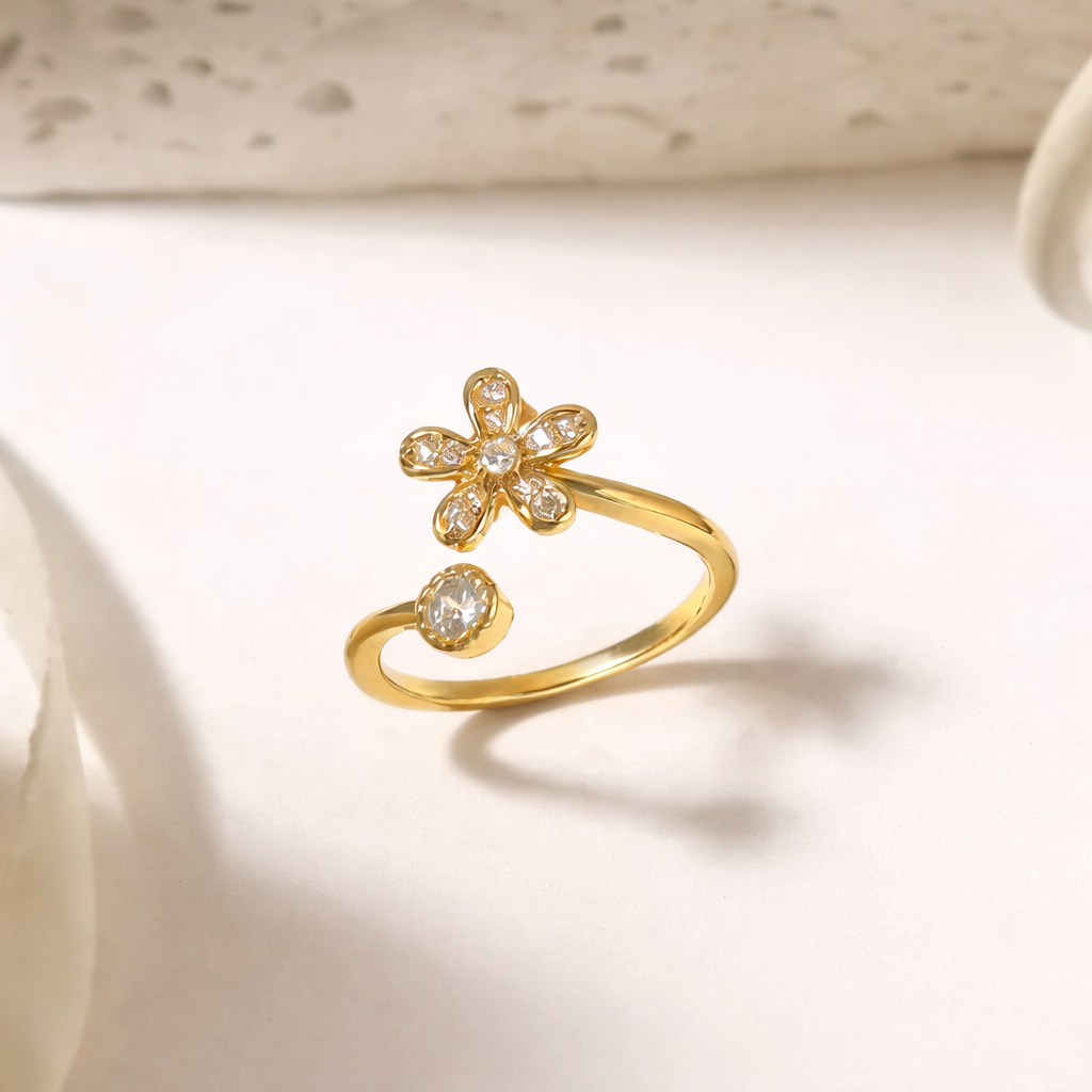 Aurelia Bloom Open-Adjust Ring