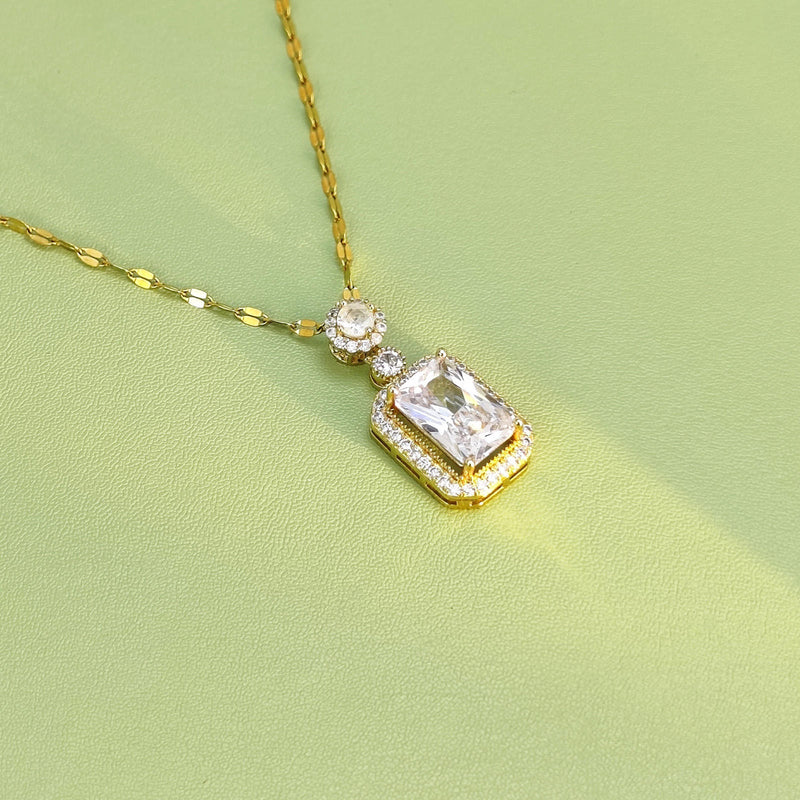 Celestia Royale Radiant Crystal Pendant Necklace