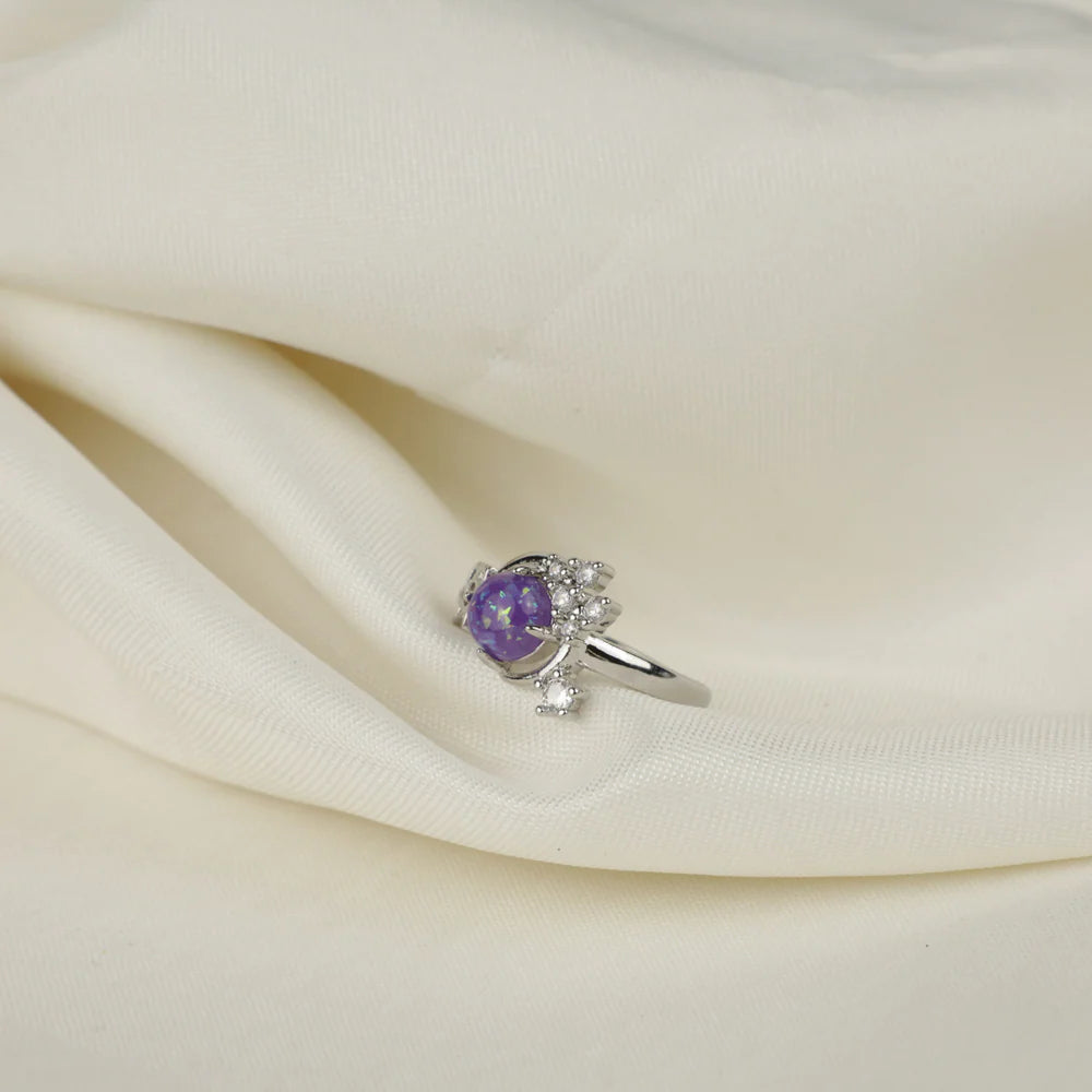 Astra Violet Crown Ring