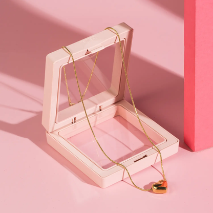 Serene Solid Heart Pendant Necklace