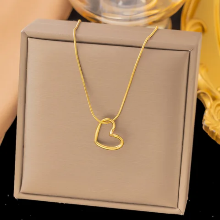 Eternal Duo Heart Pendant Necklace