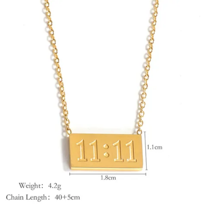 Wishcode 11:11 Pendant Necklace