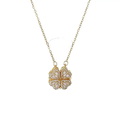 GleamClover Crystal Pendant Necklace