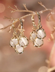 Moonlit Cluster Drop Earrings