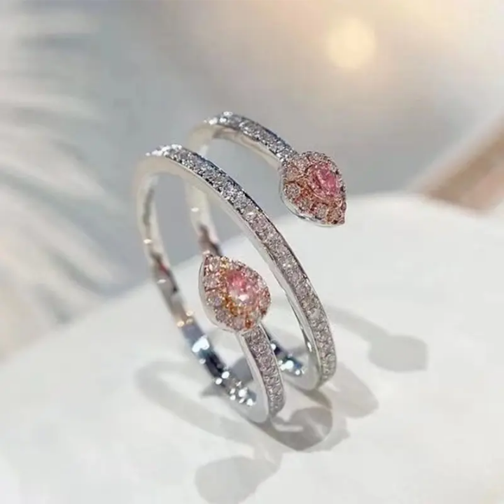 Roséra Pink Teardrop Sparkle Set