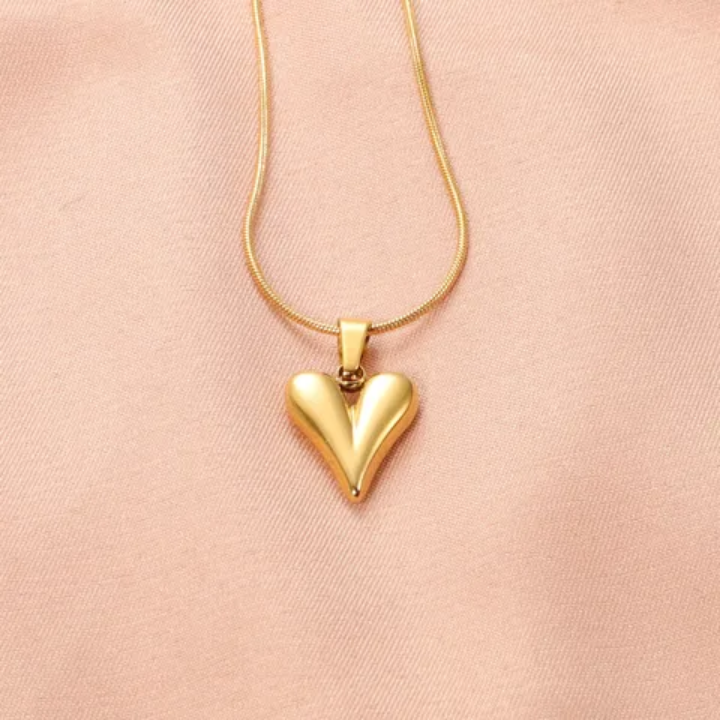 Veloura Gold Heart Pendant