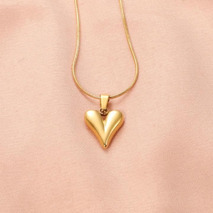 Veloura Gold Heart Pendant
