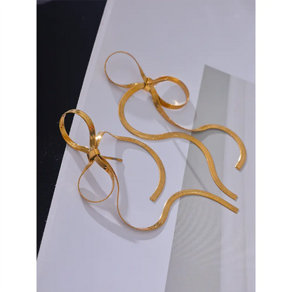 Veloura Golden Ribbon Drops