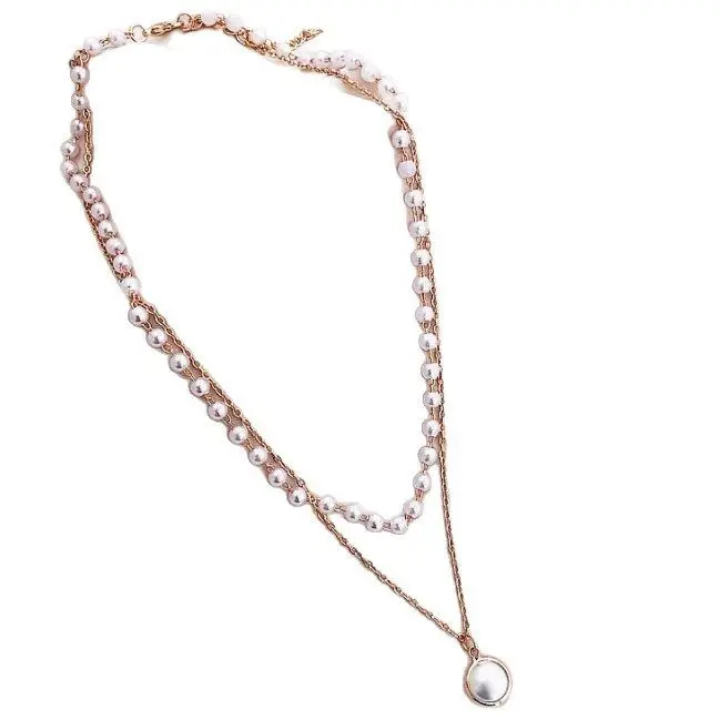 Celestine Dual-Pearl Layer Chain