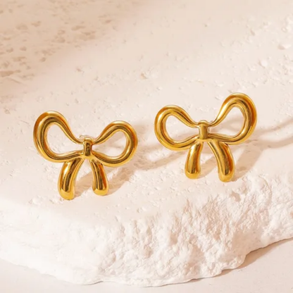 Golden Ribbon Charm Set