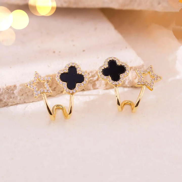 Noir Duo Charm Ring
