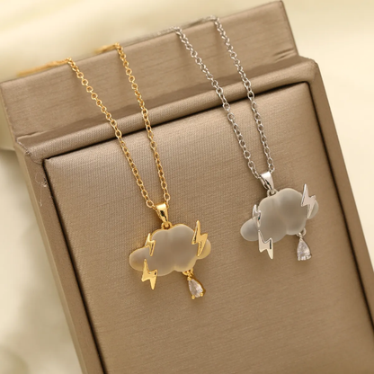 Golden Heart Aura Necklace