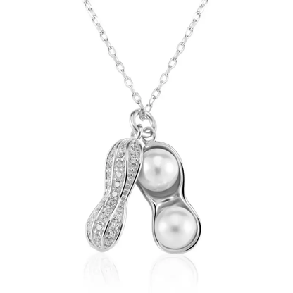 Twin Pearl Elegance Pendant