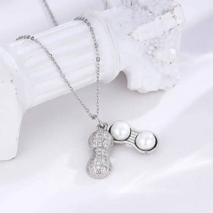 Twin Pearl Elegance Pendant