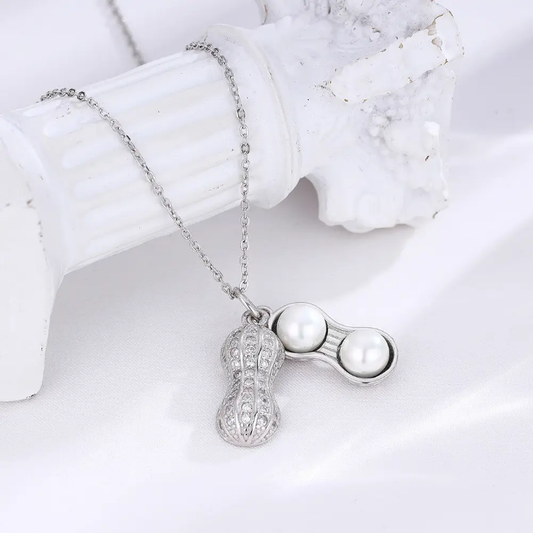 Twin Pearl Elegance Pendant