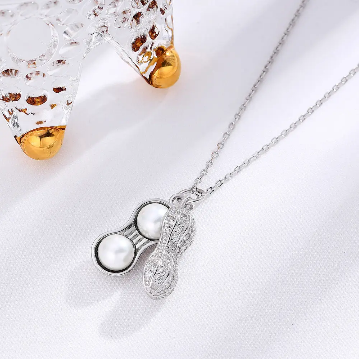 Twin Pearl Elegance Pendant