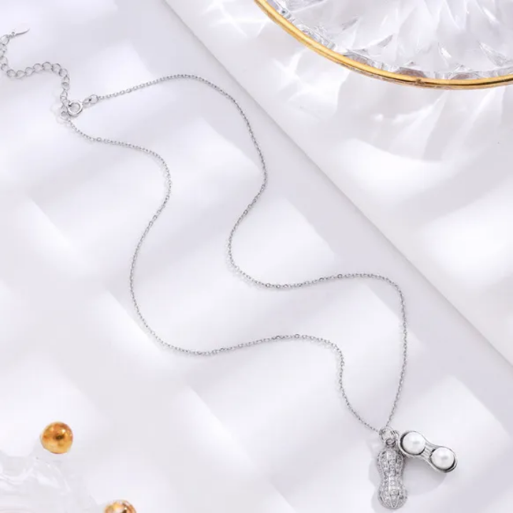 Twin Pearl Elegance Pendant