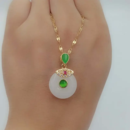Celestial Jade Harmony Pendant