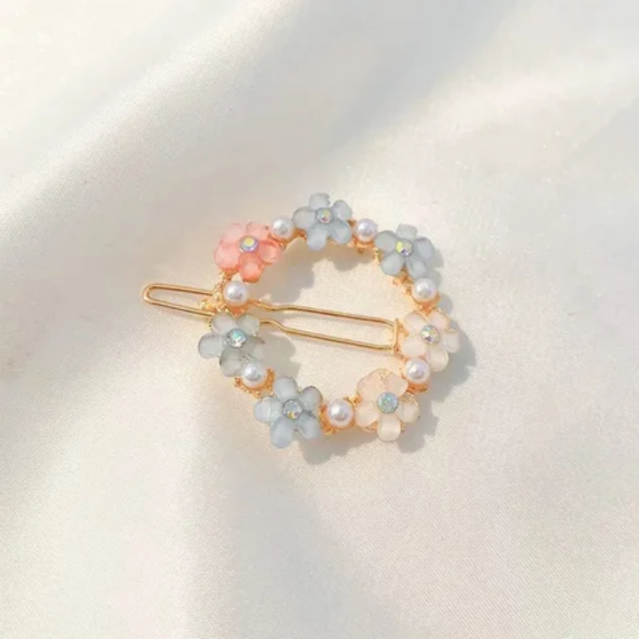 Pastel Bloom Hairpin Trio