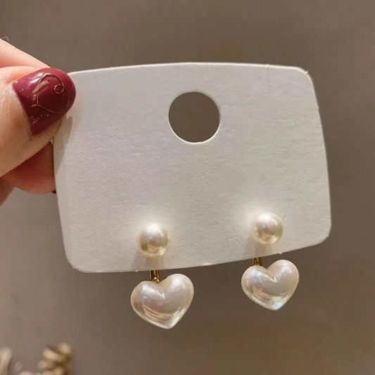 Lustre Pearl Heart Drops