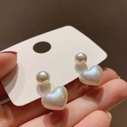 Lustre Pearl Heart Drops