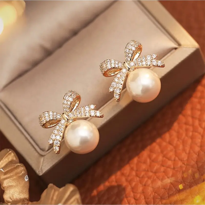 Radiant Bow Pearl Drops