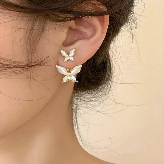 Celestial Duo Butterfly Earrings