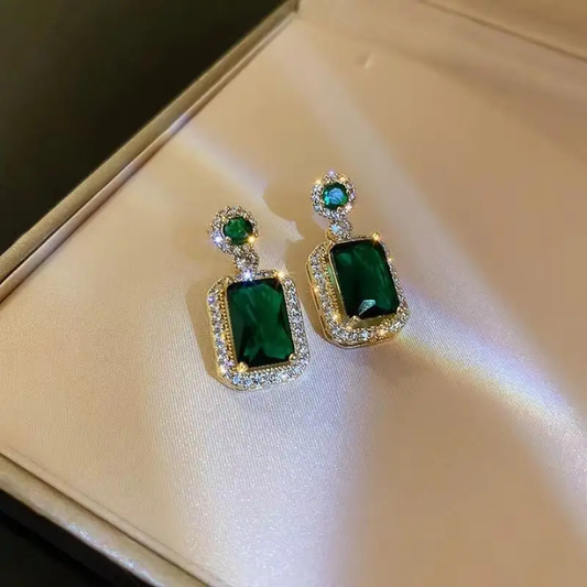 Emerald Royale Drop Earrings