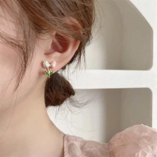 Blossom Duo Enamel Studs