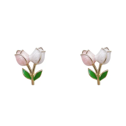 Blossom Duo Enamel Studs