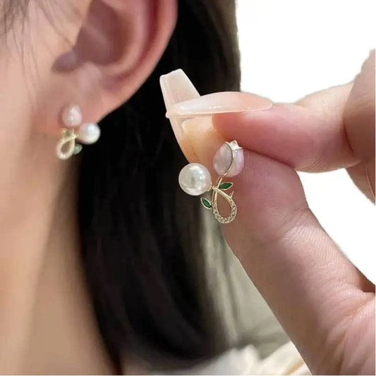 Blooming Pearl Bud Earrings