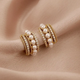 Luxe Double-Hoop Radiance Earrings