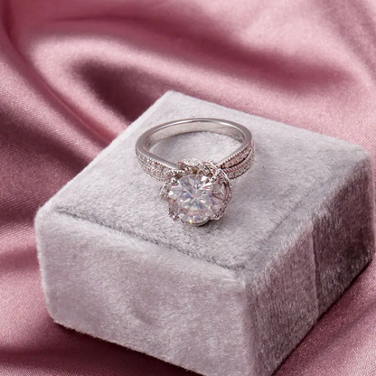 Crystal Bloom Luxe Ring