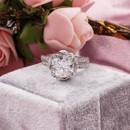 Crystal Bloom Luxe Ring