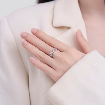 Eternal Hearts Silver Band