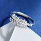 Crystal Leaf Elegance Ring