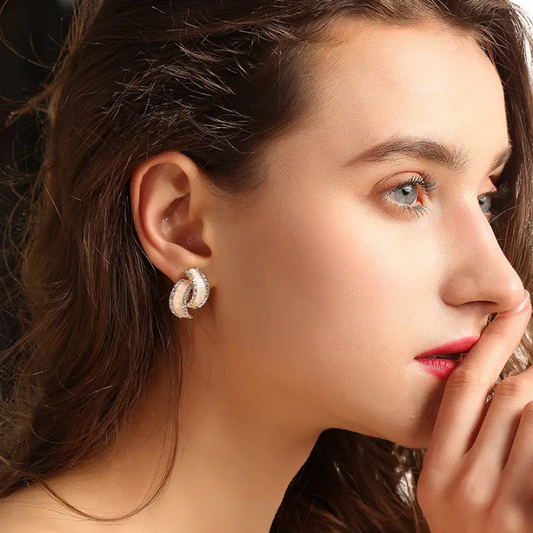 Opal Twist Radiance Earrings