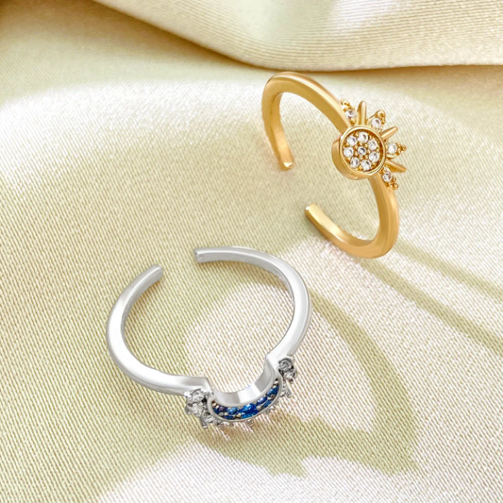Celestial Harmony Dual Band Ring