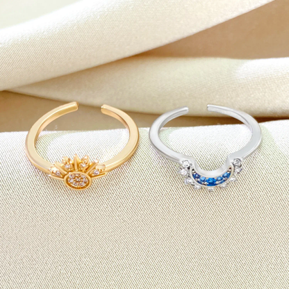 Celestial Harmony Dual Band Ring