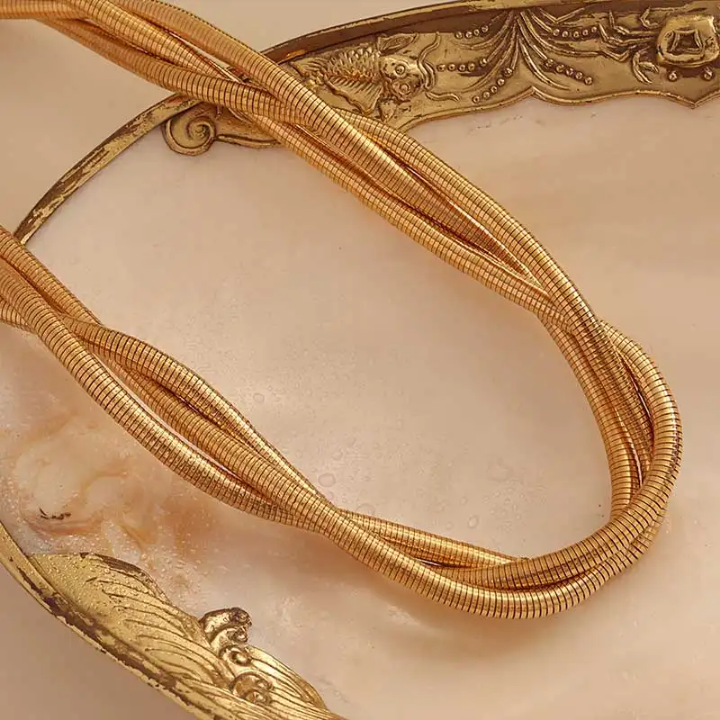 Aurora Luxe Gold-Tone Statement Necklace