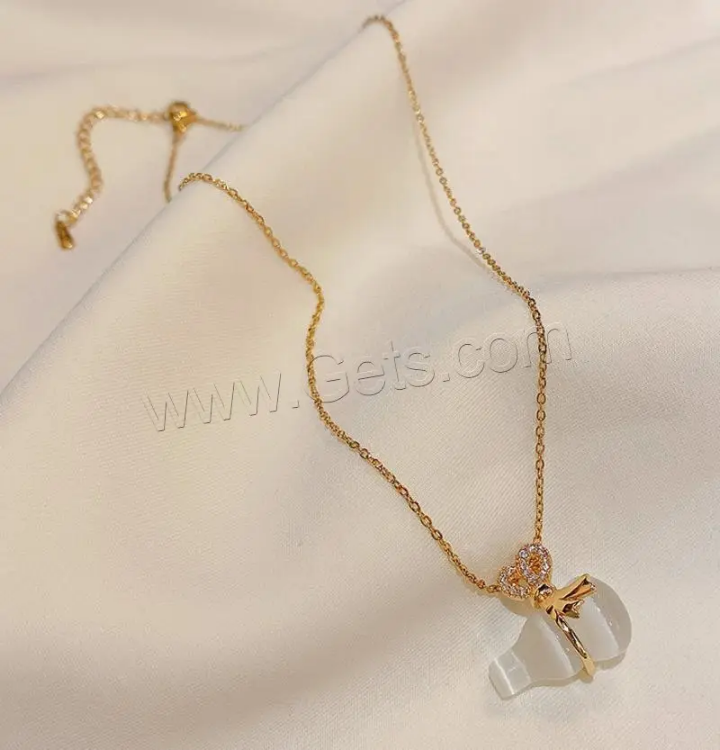 Crystal Butterfly Pendant Necklace