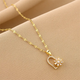Radiant Bloom Heart Pendant Necklace
